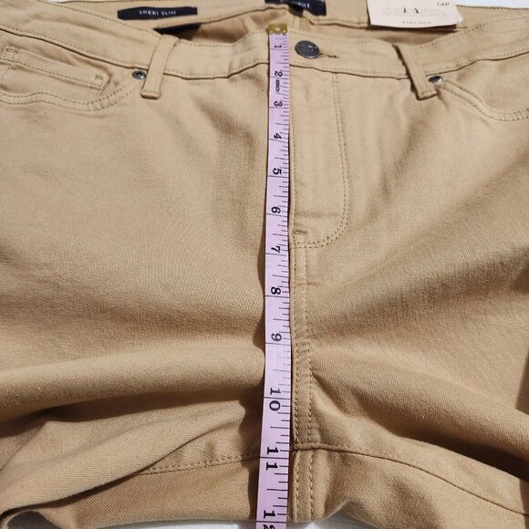 NYDJ Women’s Sheri Slim Crossroads Jeans  Premium Denim Size 14p (CJ5) - Picture 9 of 13